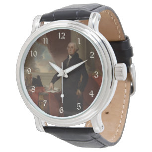 De Amerikaanse president George Washington Lansdow Horloge