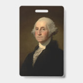 De Amerikaanse president George Washington, Stuart Badge (Achterkant)