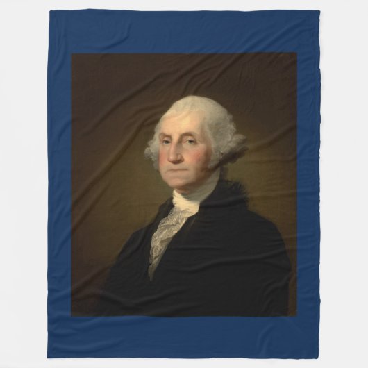 De Amerikaanse president George Washington, Stuart Fleece Deken (Voorkant)