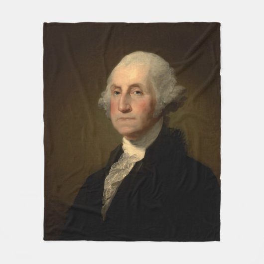 De Amerikaanse president George Washington, Stuart Fleece Deken (Voorkant)