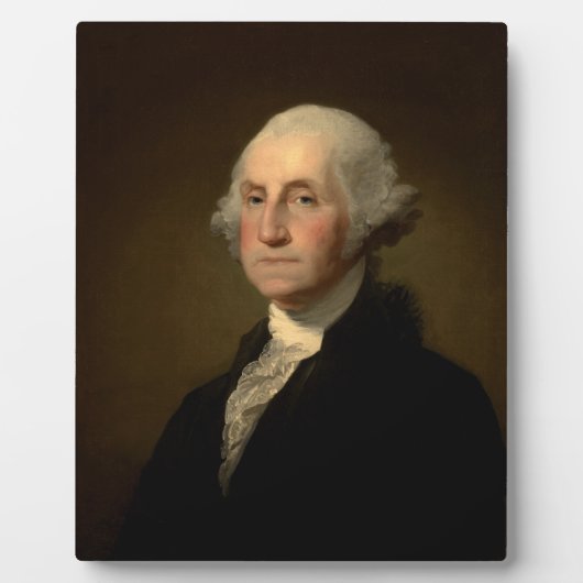 De Amerikaanse president George Washington, Stuart Fotoplaat (Voorkant)