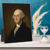 De Amerikaanse president George Washington, Stuart Fotoplaat (Zijkant)