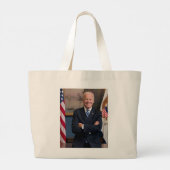 De Amerikaanse president Joe Biden als senator Grote Tote Bag (Achterkant)