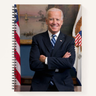 De Amerikaanse president Joe Biden als senator Notitieboek