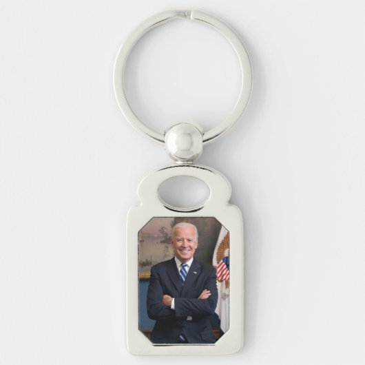 De Amerikaanse president Joe Biden als senator Sleutelhanger (Voorkant)
