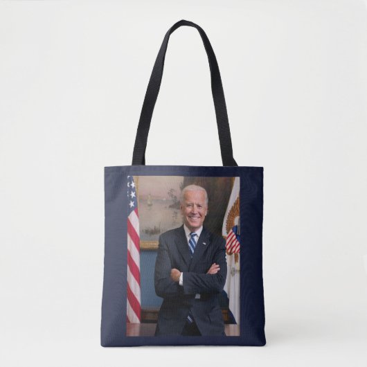 De Amerikaanse president Joe Biden als senator Tote Bag (Voorkant)