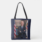 De Amerikaanse president Joe Biden als senator Tote Bag (Achterkant)