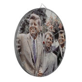 De Amerikaanse president John Kennedy & Robert & T Dartbord (Voorkant Links)