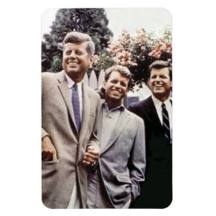De Amerikaanse president John Kennedy & Robert & T Magneet