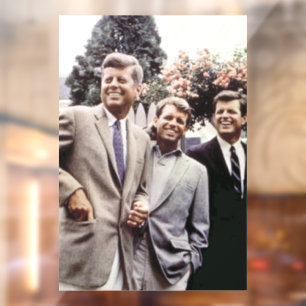De Amerikaanse president John Kennedy & Robert & T Raamsticker