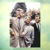 De Amerikaanse president John Kennedy & Robert & T Raamsticker (Vel 3)