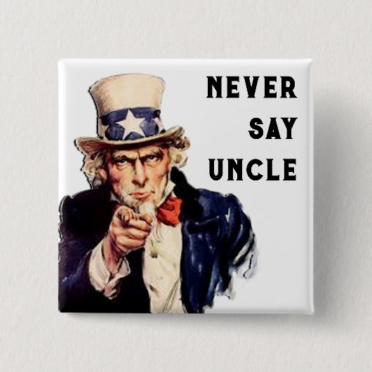 De Amerikaanse Revolutie 2025 Vierkante Button 5,1 Cm (Voorkant)