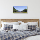 De Amerikaanse rivier in Sacramento, CA Canvas Afdruk (Insitu (Slaapkamer))