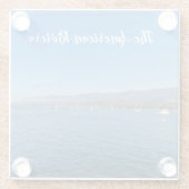 De Amerikaanse Riviera Glazen Onderzetter (Achterkant)