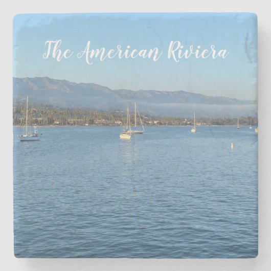 De Amerikaanse Riviera Stenen Onderzetter (Voorkant)