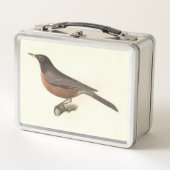 De Amerikaanse Robin (Turdus migratorius) NY Birds (Voorkant)
