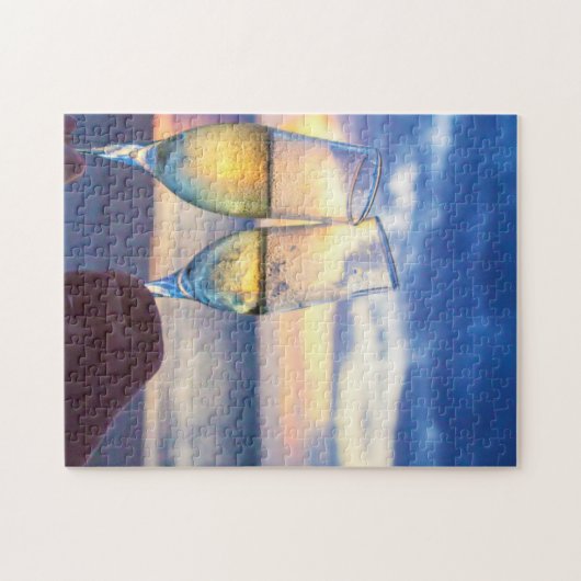 De Amerikaanse Samoa Zee Scene. Legpuzzel (Horizontaal)