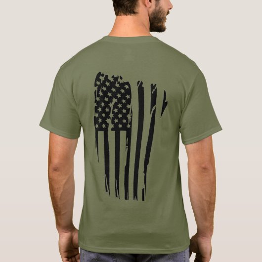 De Amerikaanse Spartaan T-shirt (Achterkant)