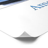 De Amerikaanse sportauto Poster (Hoek)