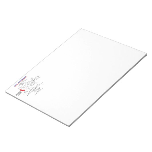 De Amerikaanse staat Californië op een kaart en nu Notitieblok (Schuin)