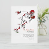 De Amerikaanse Uitnodiging van het Football (Staand voorkant)