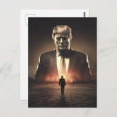 De Amerikaanse vernietiger in een zonovergoten woe Briefkaart (Voorkant / Achterkant)