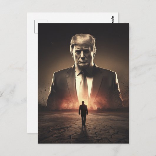 De Amerikaanse vernietiger in een zonovergoten woe Briefkaart (Voorkant / Achterkant)