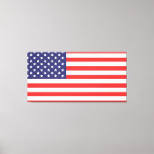 De Amerikaanse vlag Canvas Afdruk (Voorkant)