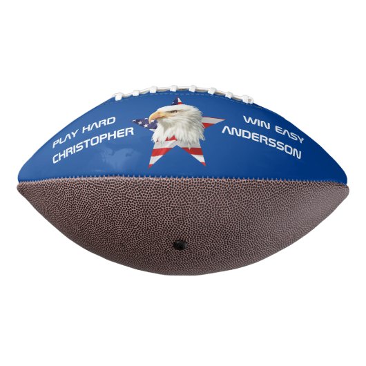 De Amerikaanse vlag, Cool Eagle Patriotic American Football (Gedraaid 270)