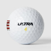 De Amerikaanse vlag - de oude glorie Golfballen (Logo)