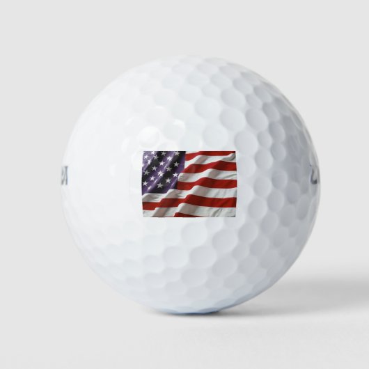 De Amerikaanse vlag - de oude glorie Golfballen (Voorkant)