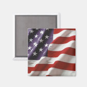 De Amerikaanse vlag - de oude glorie Magneet (Voorkant / Achterkant)