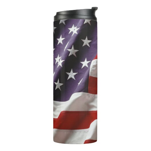 De Amerikaanse vlag - de oude glorie Thermosbeker (Gedraaid links)