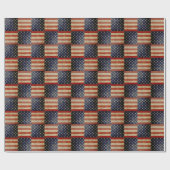 De Amerikaanse vlag, die in nood verkeert Cadeaupapier (Vlak)