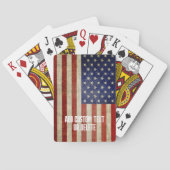 De Amerikaanse vlag, die in nood verkeert Pokerkaarten (Achterkant)