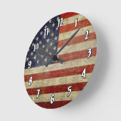 De Amerikaanse vlag, die in nood verkeert Ronde Klok (Hoek)