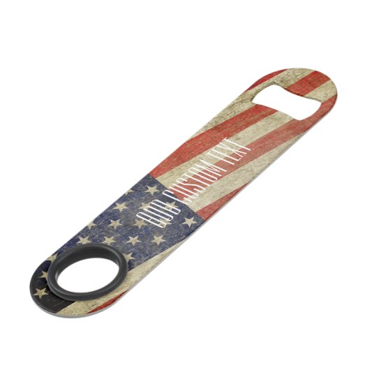 De Amerikaanse vlag, die in nood verkeert Speed Flessenopener (Voorkant Gekanteld)