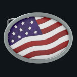 De Amerikaanse vlag Gesp<br><div class="desc">Patriottische gordel met een foto van de vlag van de Verenigde Staten van Amerika. Geweldig geschenk voor vader op de dag van de vaders, een veteraan, of iedereen die patriottisch is.</div>