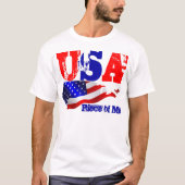 De Amerikaanse vlag, is de nationale vlag van de T-shirt (Voorkant)