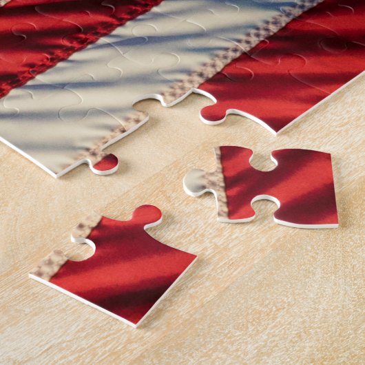 De Amerikaanse vlag Legpuzzel (Zijkant)