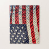 De Amerikaanse vlag Legpuzzel (Verticaal)