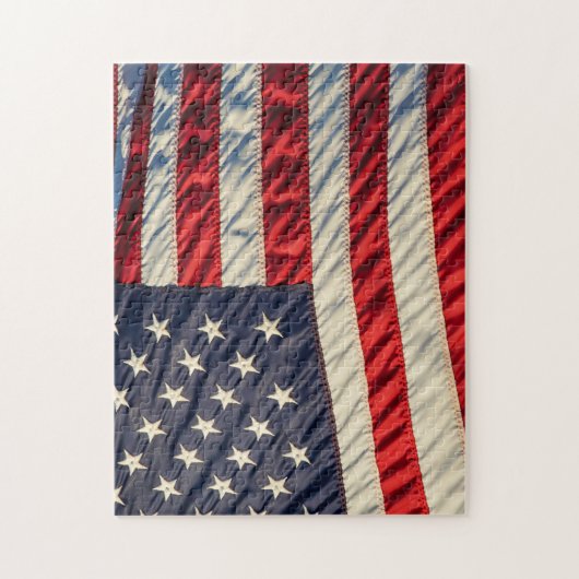 De Amerikaanse vlag Legpuzzel (Verticaal)