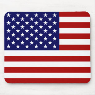 De Amerikaanse vlag Muismat