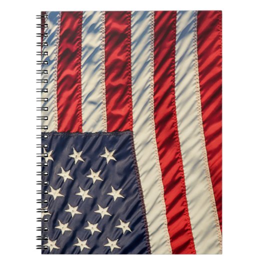 De Amerikaanse vlag Notitieboek (Voorkant)