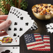 De Amerikaanse vlag Pokerkaarten (Insitu)