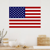De Amerikaanse vlag Poster (Keuken)