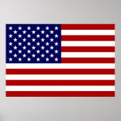 De Amerikaanse vlag Poster (Voorkant)