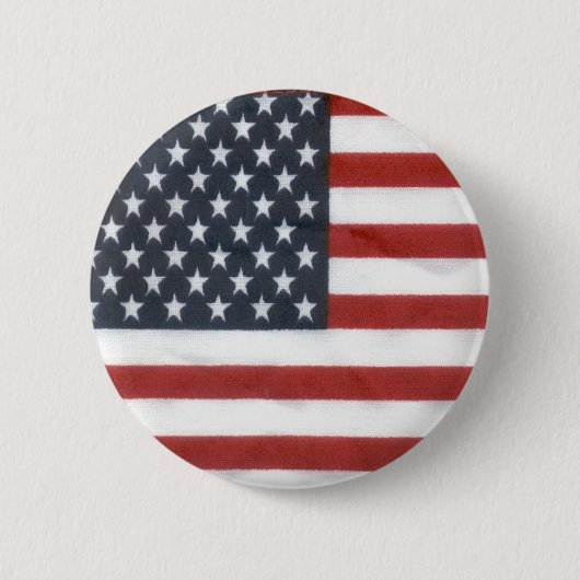De Amerikaanse vlag Ronde Button 5,7 Cm (Voorkant)
