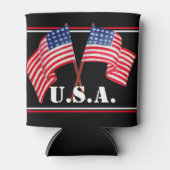 De Amerikaanse vlag - U.S.A. Blikjeskoeler (Voorkant)