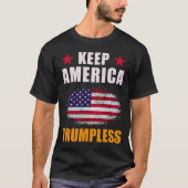 de Amerikaanse vlag van Amerikaanse trumpless T-shirt (Voorkant)